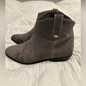 Women’s Michael Kors Suede Look Leather Booties